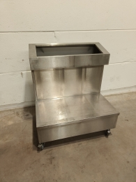 s/s Cutlery trolley